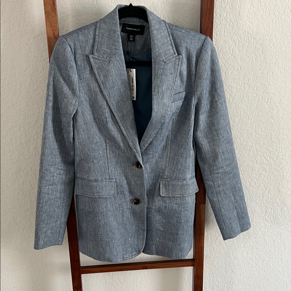 Karen Millen Women's Blue Blazer